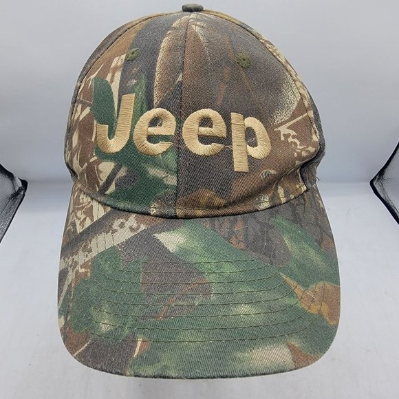 Nissin Jeep Mossy Oak Camouflage Adults Green Outdoors Hat Cap Casual